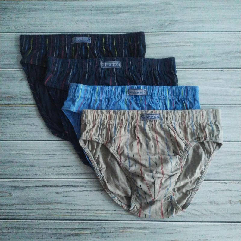 

Трусы мужские хлопок слипы М плавками Полоски Natural Club Польша. Чоловічі труси бавовна, Разные цвета