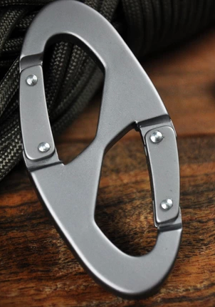 

Карабин алюминиевый тактический 8-образный / "восьмерка" / "восьмёрка" с двумя замками