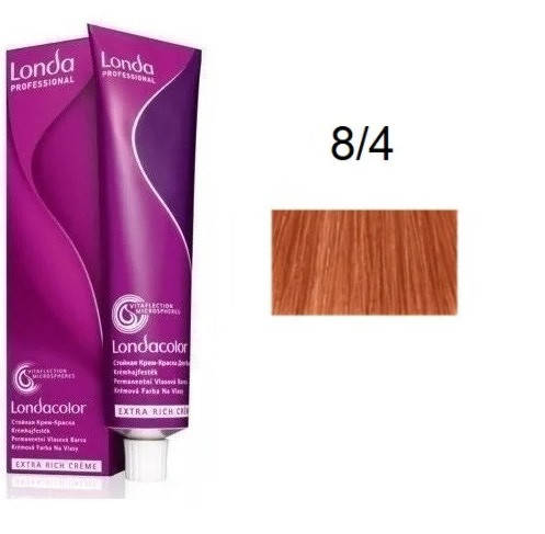 

Крем-краска для волос Londacolor 8/4 Светлый блондин медный 60 мл