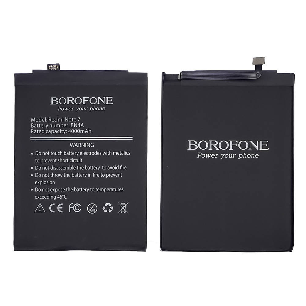 

Аккумулятор (батарея) Borofone BN4A для Xiaomi Redmi Note 7
