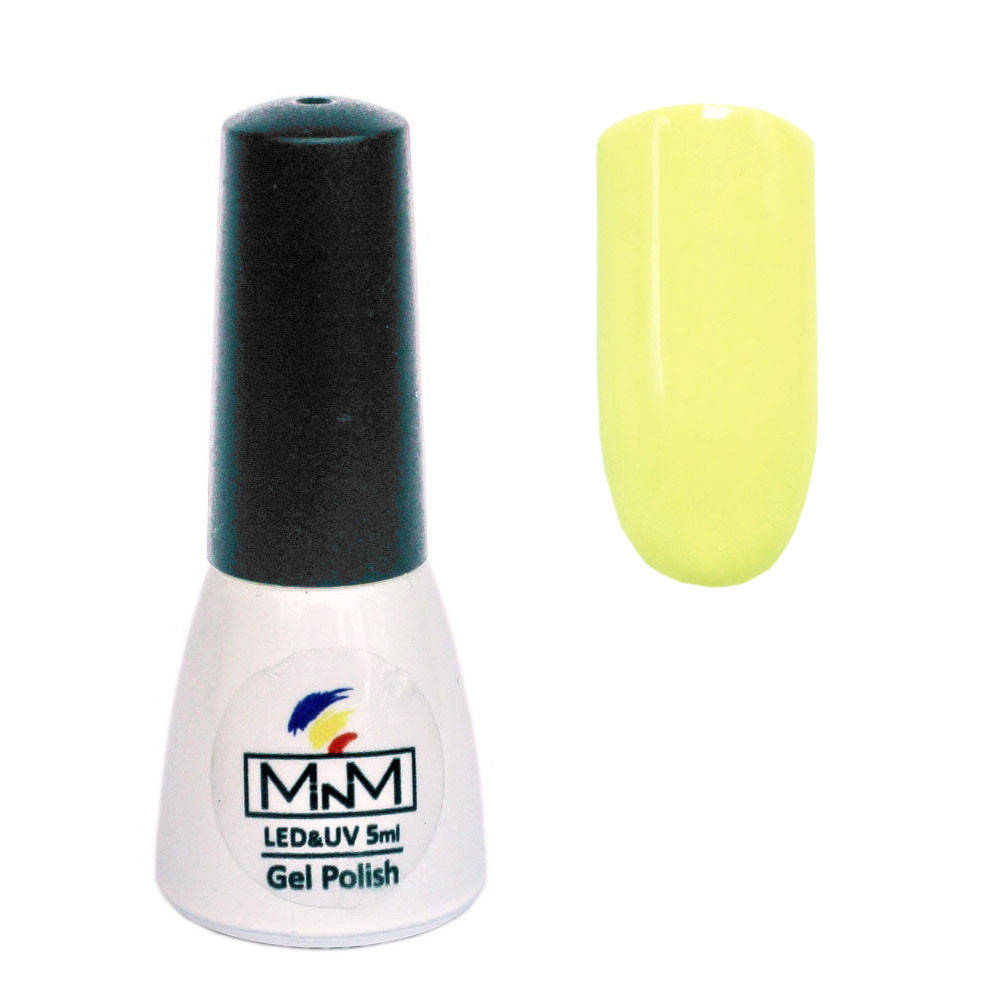 

Гель-лак M-IN-M (В01) Желтый пастельный, 5мл