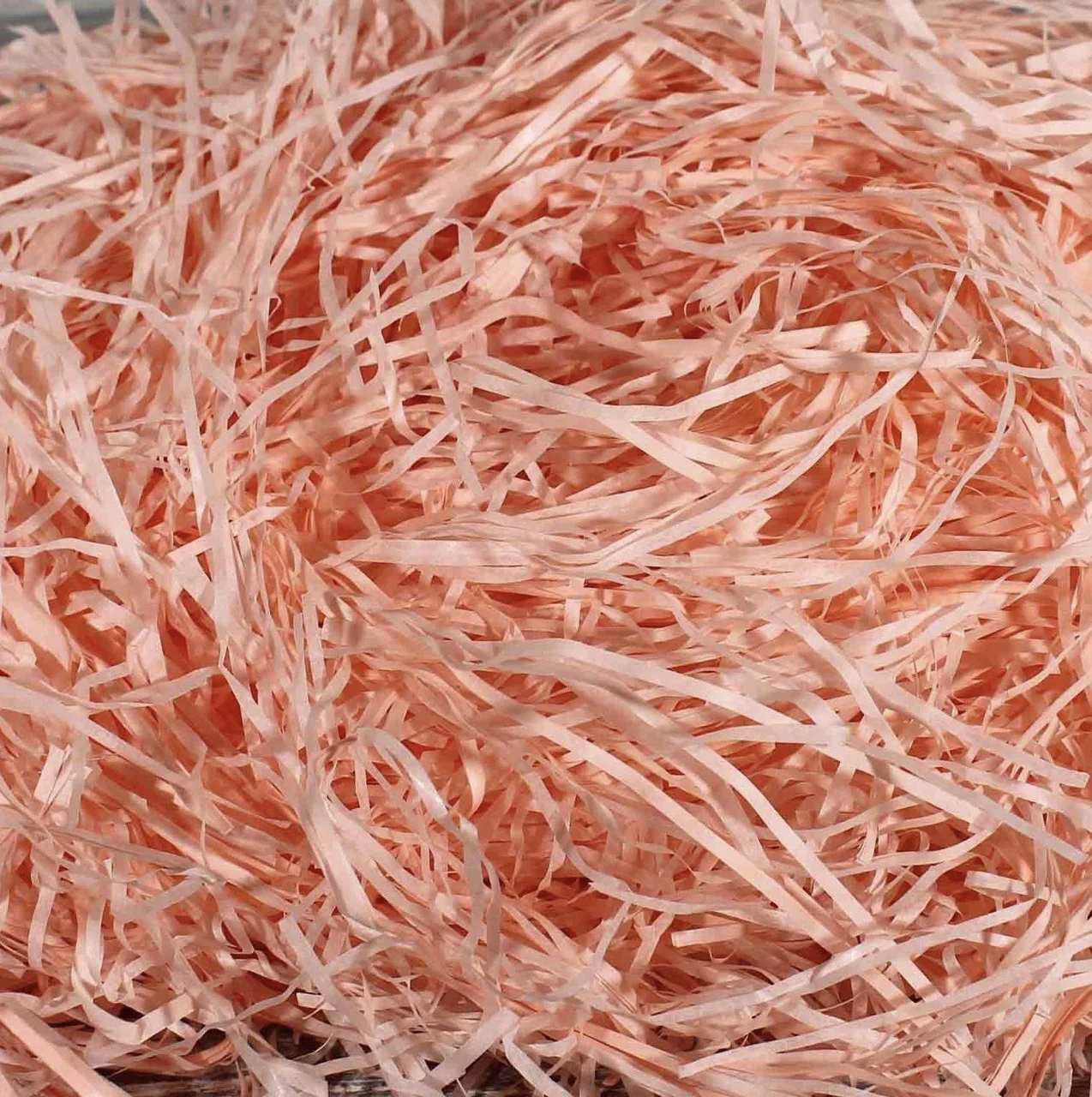 

Наполнитель декоративный из тишью персиковый 100 г