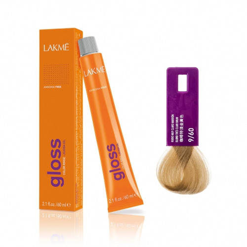 

Тонирующая крем-краска Lakme GLOSS 60 мл 9/60 светлый блондин коричневый