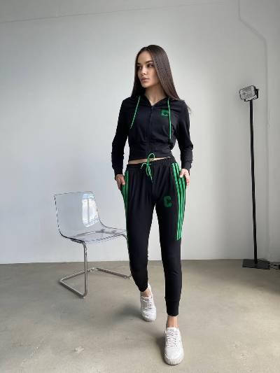 

Женский летний костюм новинка 2022, Черный