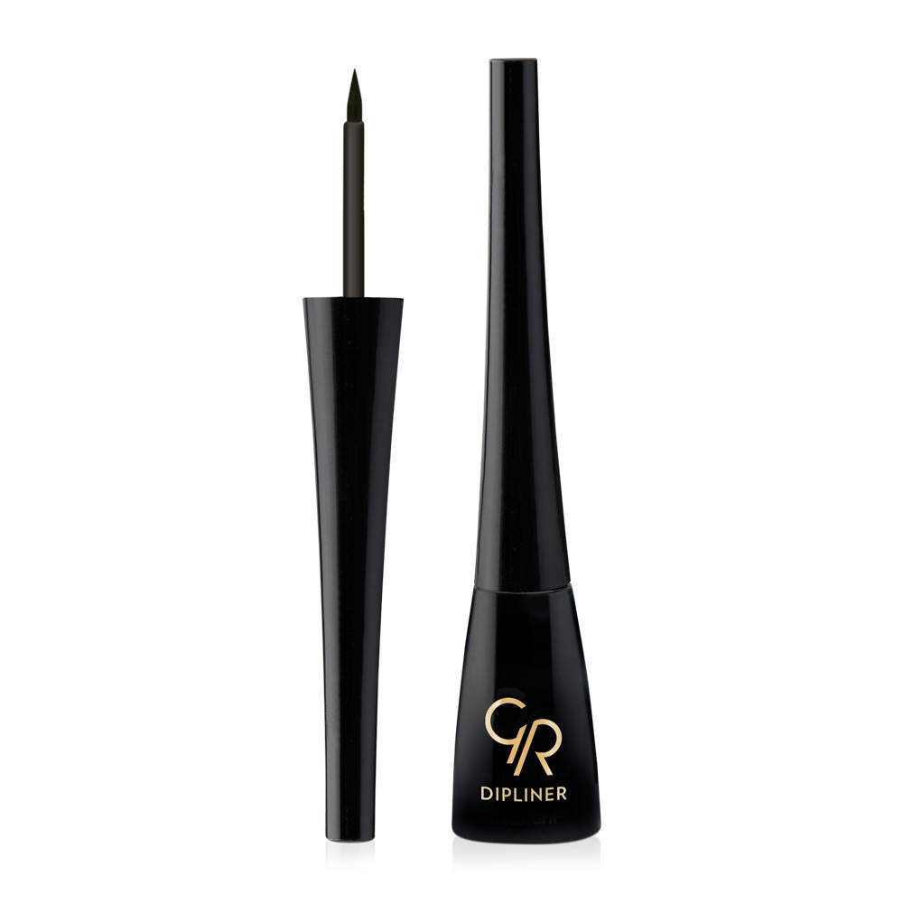 

Жидкая подводка для глаз Golden Rose Dipliner Black (черная), Черный