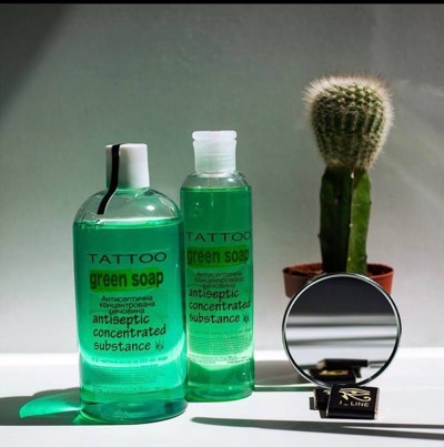 

Зеленое мыло Tattoo Green Soap 250 мл