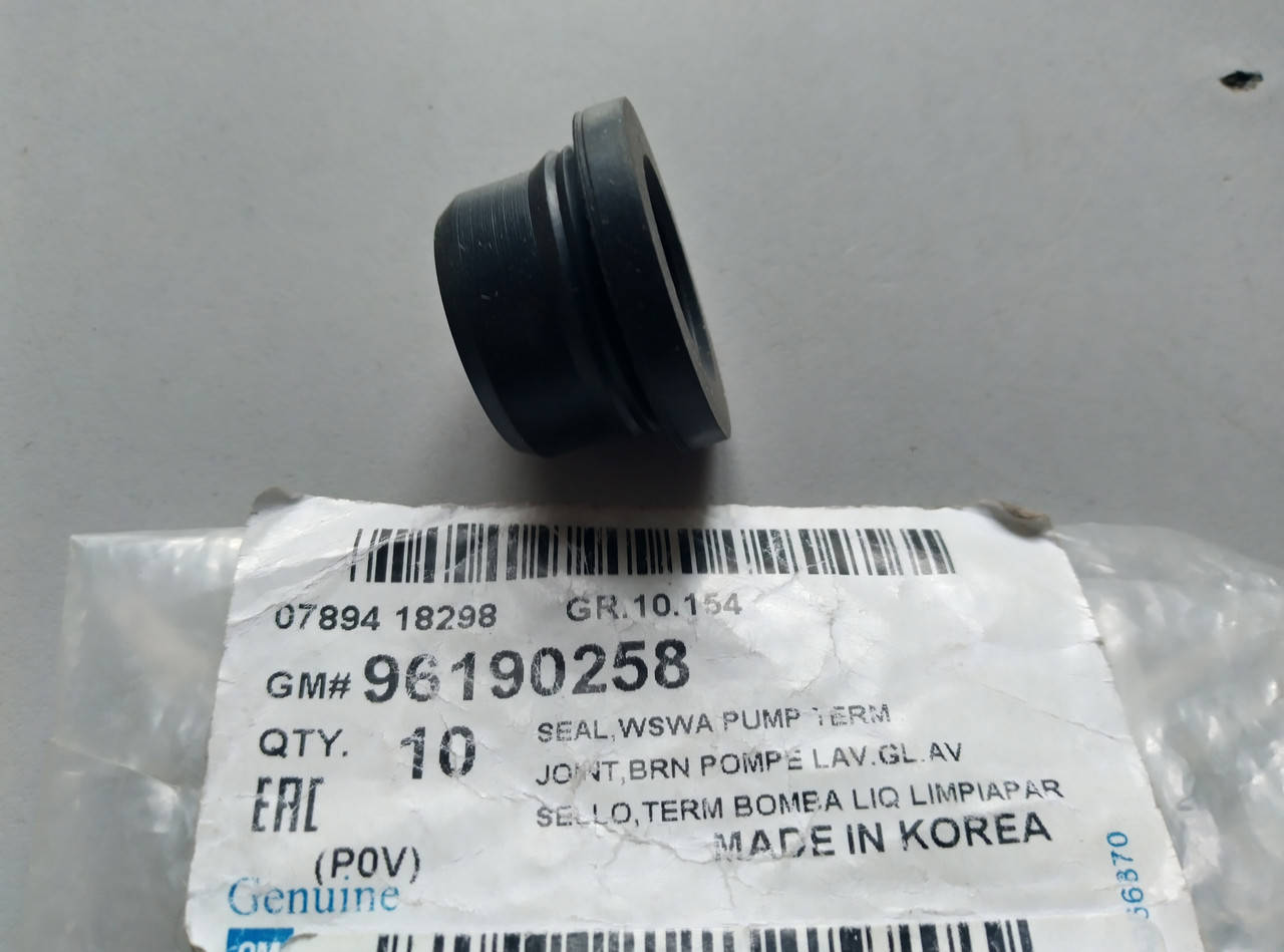 

Уплотнительное кольцо насоса омывателя GENERAL MOTORS 96190258 CHEVROLET, DAEWOO