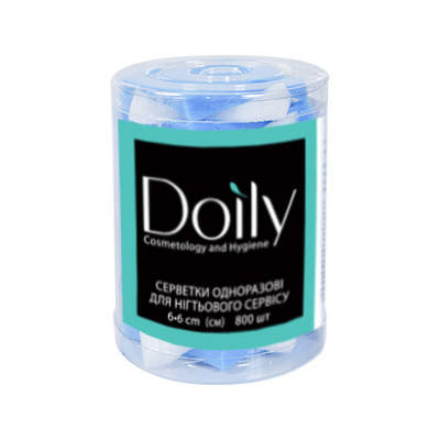 

Салфетки безворсовые Doily 6*6 цветные (800 шт./тубус), Разные цвета