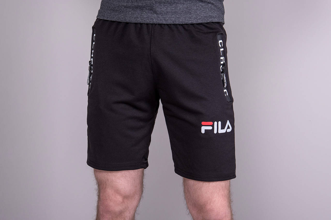 

Чоловічі спортивні шорти FILA чорного кольору, Черный