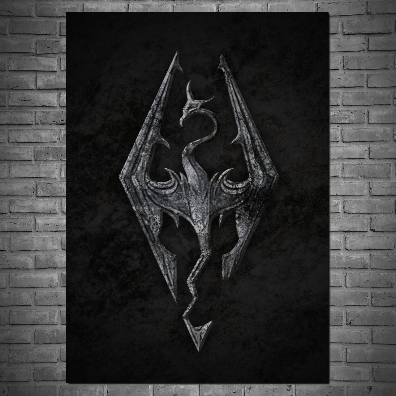 

Плакат "Скайрим, лого, Skyrim" (артикул 0946) 60, Матовая, 43