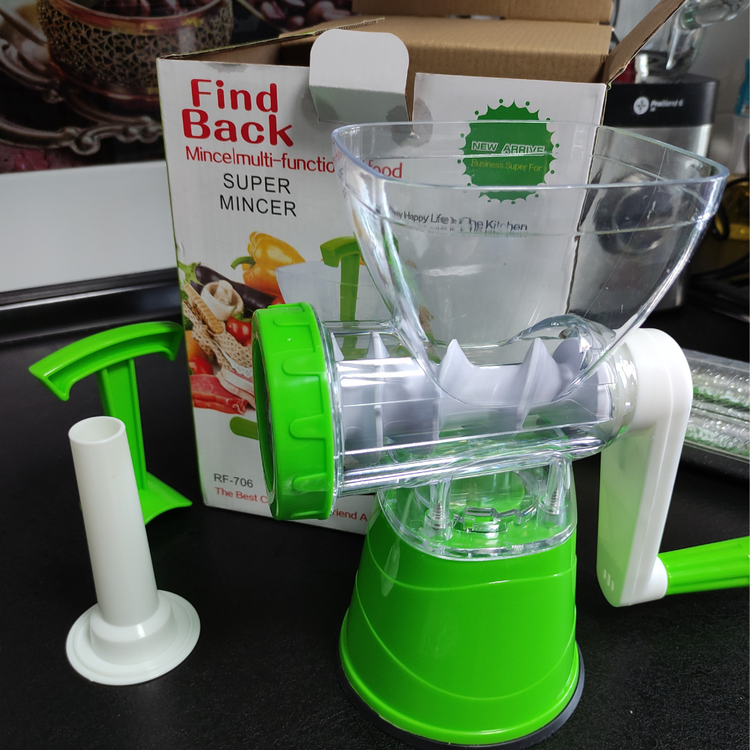 

Мясорубка ручная механическая c насадками для колбасы многофункциональная Multi Function Mincer