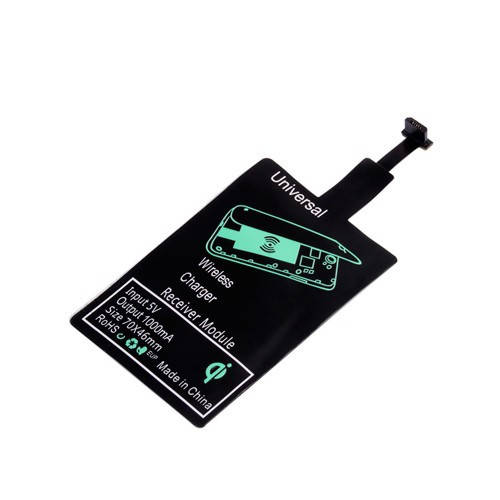 

Qi приемник с MicroUSB для беспроводной зарядки A, 103279