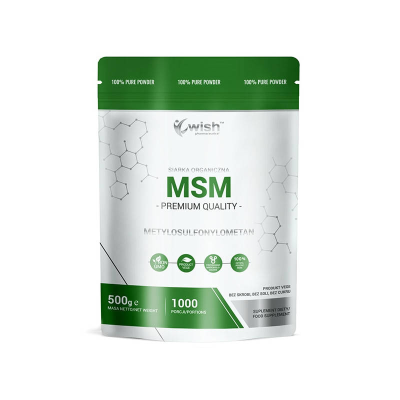 

MSM - органическая сера в порошке 500 г, Wish