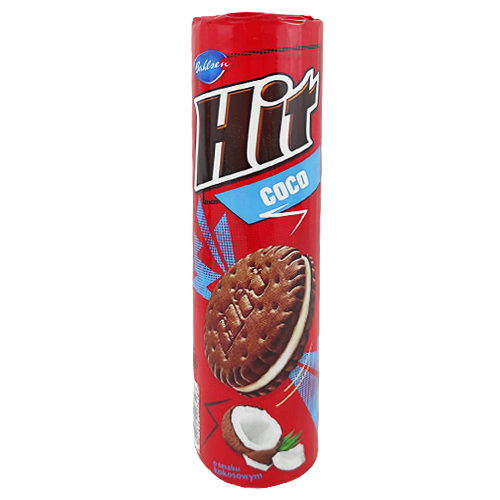 

Печиво Хіт кокос Hit coco 220g 24шт/ящ (Код : 00-00003724)