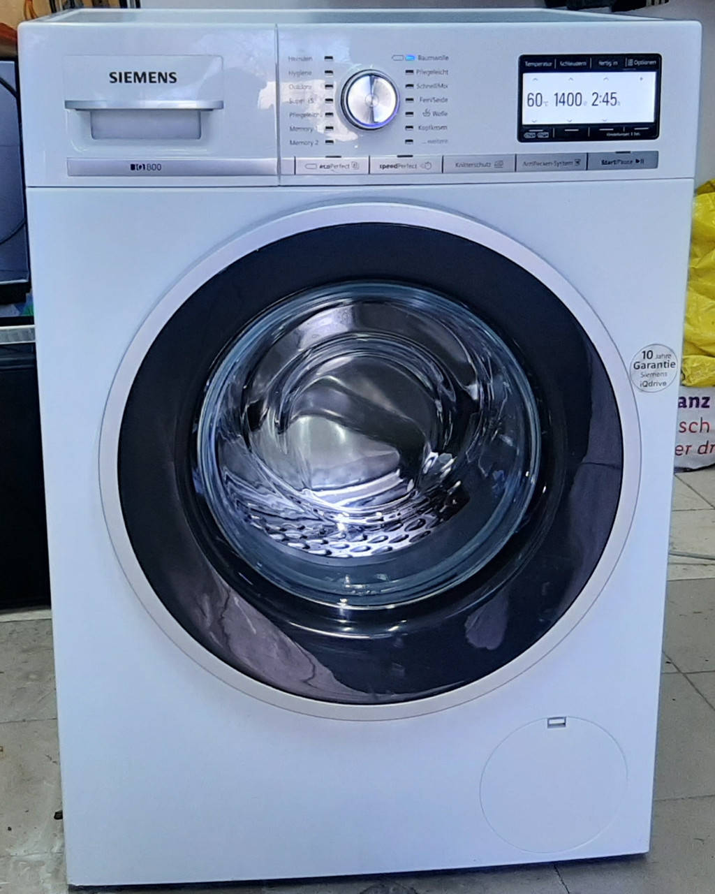 

Стиральная машина iSensoric Premium Сименс Siemens iQ800 WM14Y74D 8кг А+++