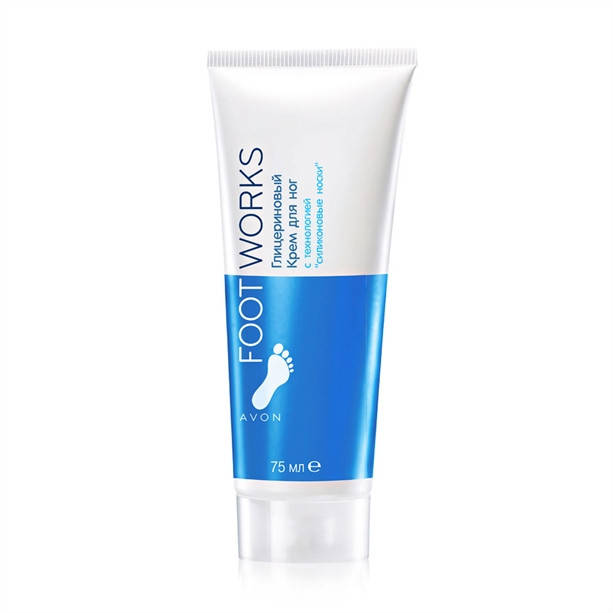 

Глицериновый крем для ног с технологией "Силиконовые носки" FootWorks AVON, 75 ml