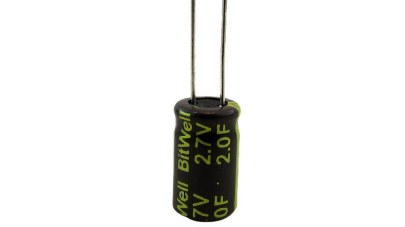 

Ионистор суперконденсатор Bitwell 2.7V 2F 8*14мм (18529)