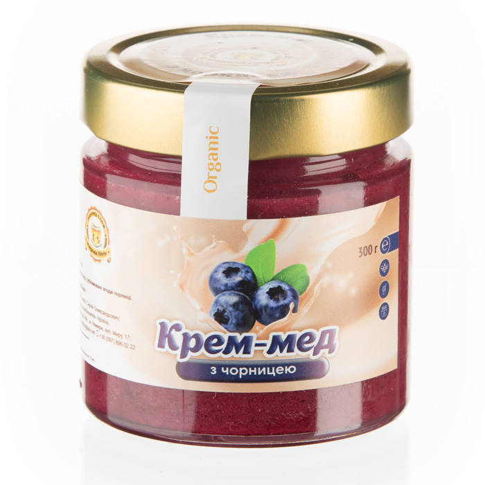 

Крем-мед с черникой Медовая Линия 300 г