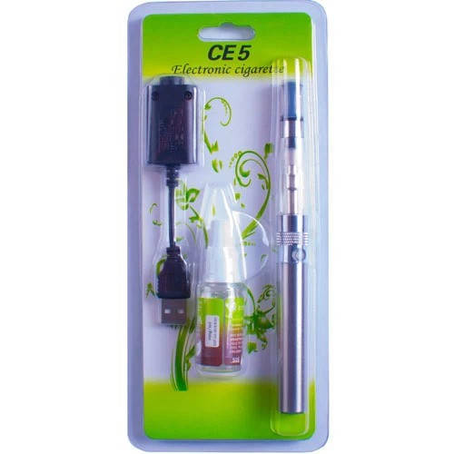 

Электронная сигарета CE-5 + жидкость 609-30 (блистерная упаковка), Серебристый