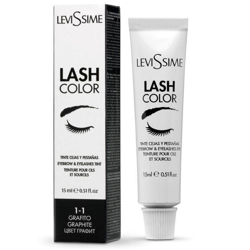 

Краска Levissime Lash Color графитовая для ресниц 15 мл