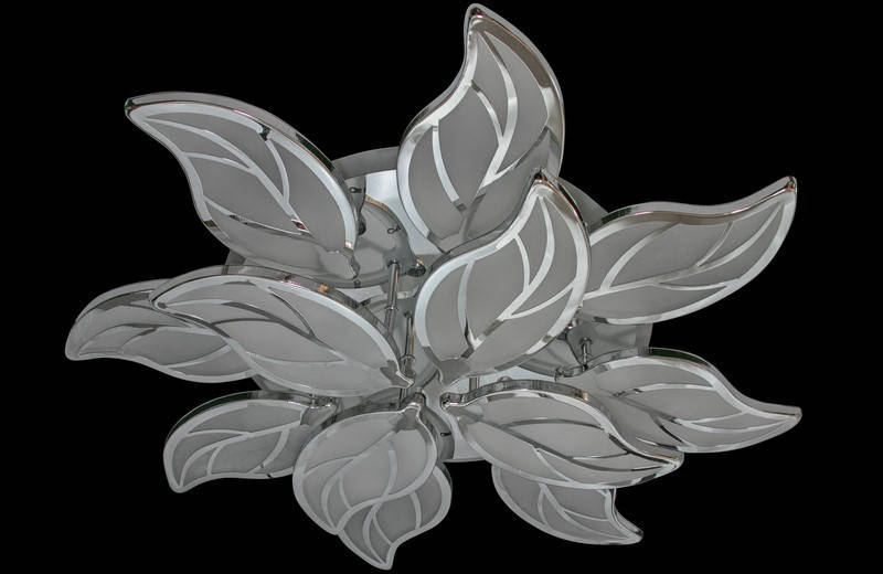 

Светодиодная люстра в гостинную 8881/8+4HR LED 3color dimmer