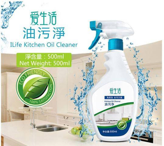 

Средство от жира для кухни ILIFE 500 мл Kitchen Oil Cleaner