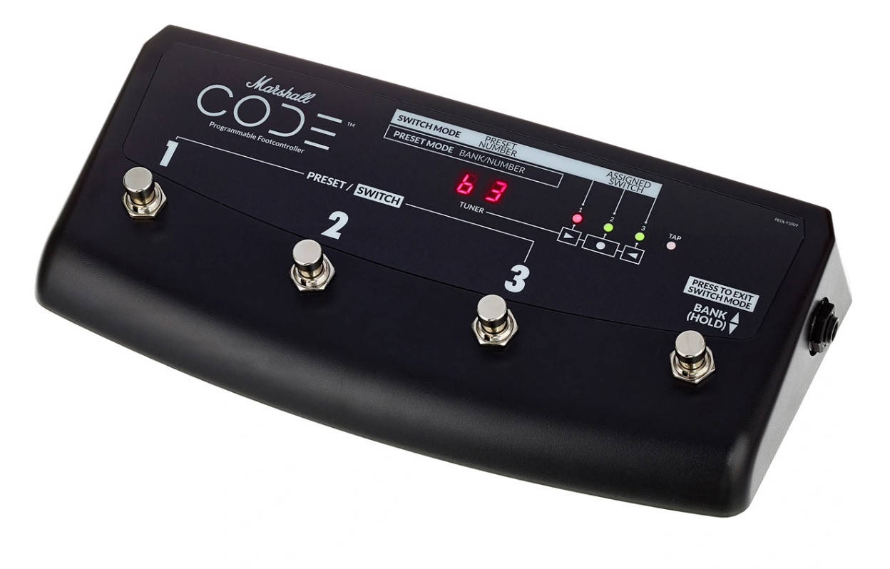 

Футсвич для гитарных усилителей MARSHALL PEDL-91009 Code Series