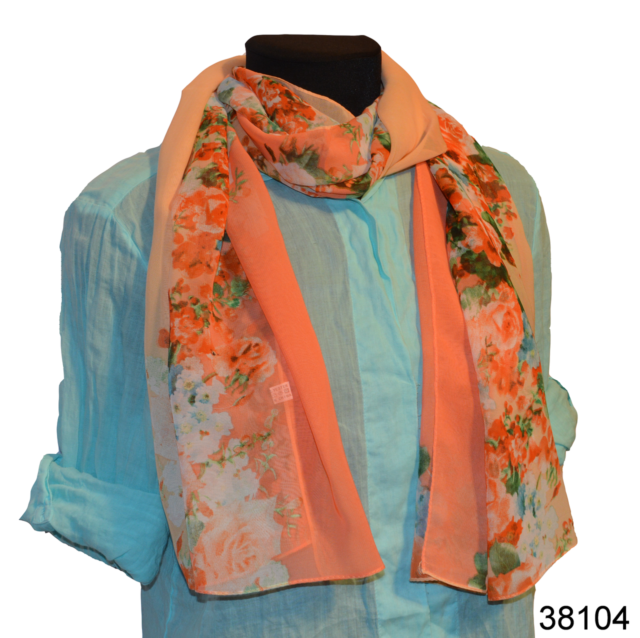 

Весенний шифоновый шарф Кармен (код: 38104), Разные цвета