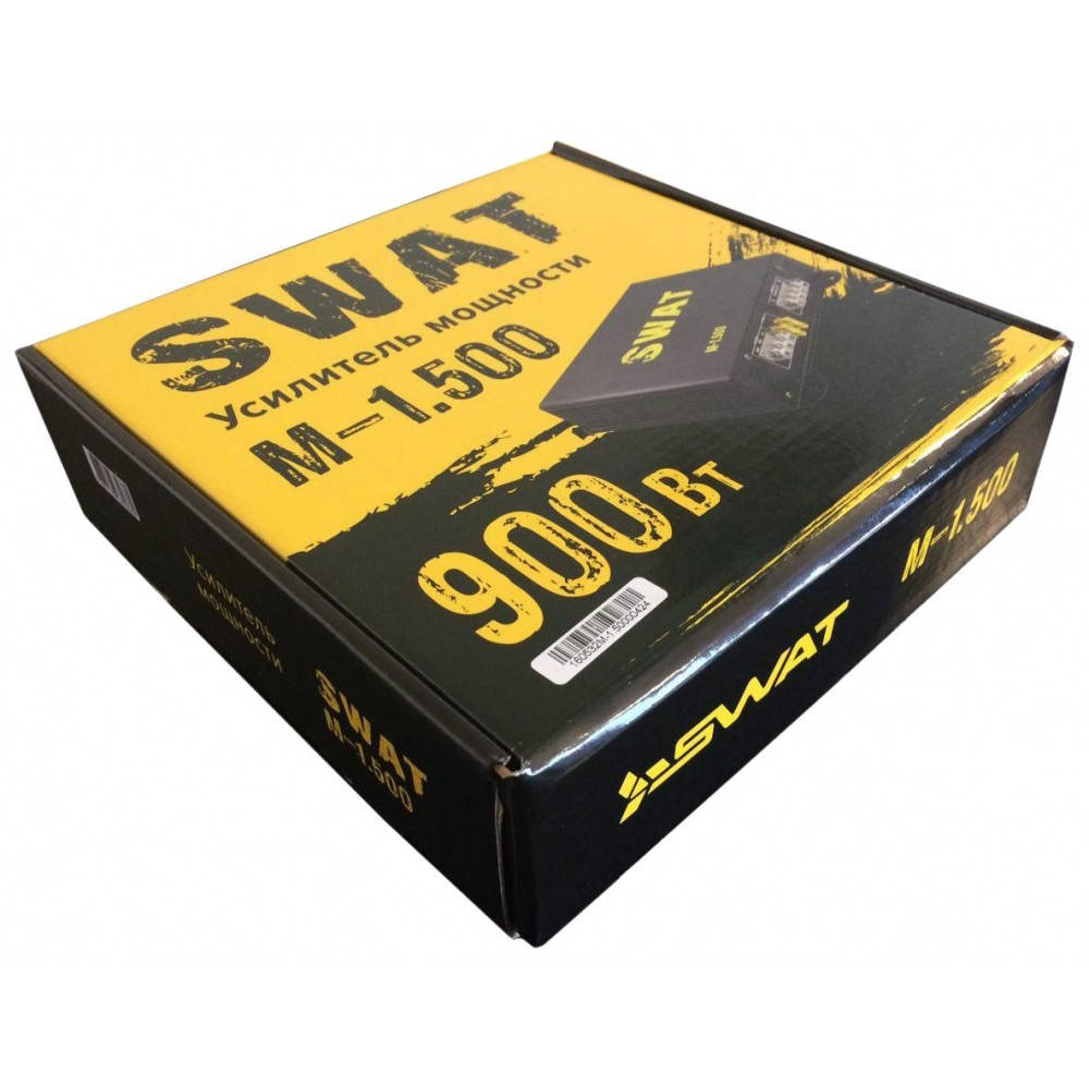 

Автомобильный усилитель Swat M-1.500 1-канальный