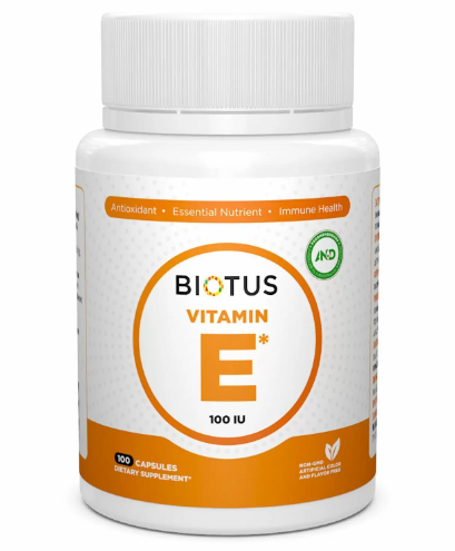 

Витамин Е, Vitamin Е, Biotus, 100 МЕ, 60 капсул (BIO-530579)