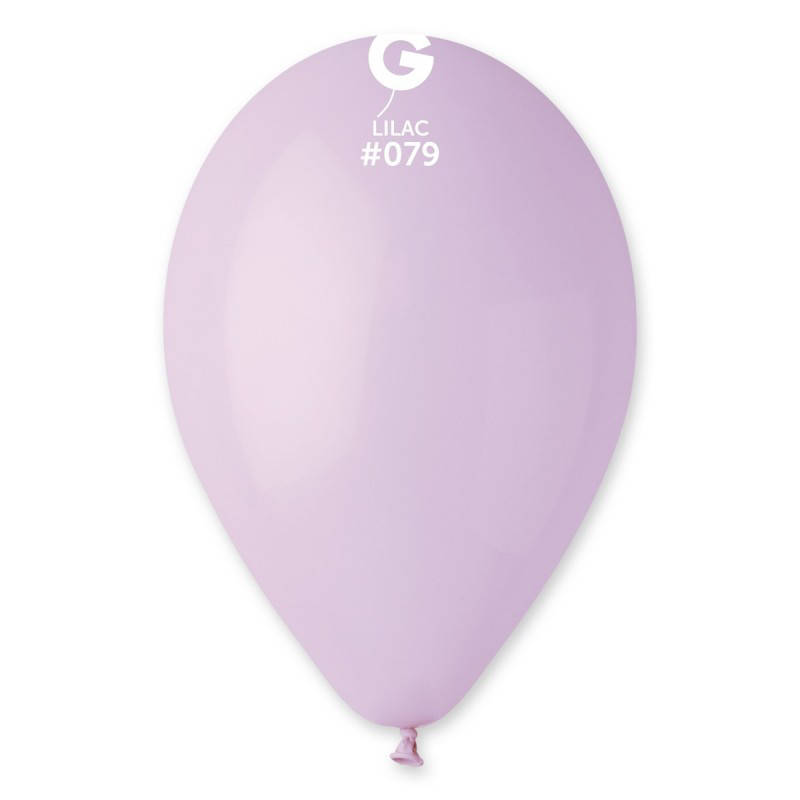 

Шары воздушные пастель нежно сиреневый 12" (30 см) Gemar