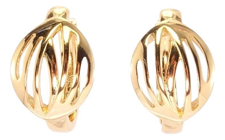 

Серьги Xuping Позолота 18K колечки "Круги с вырезами"