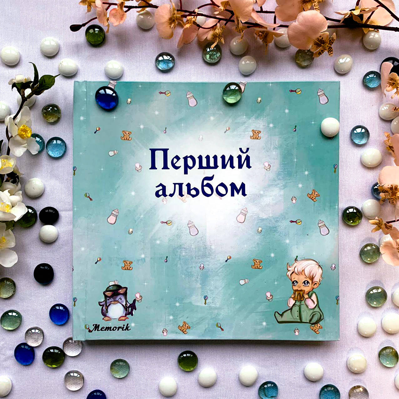 

Альбом для новонародженного "Перший альбом" Блакитний, Украинский, Голубой