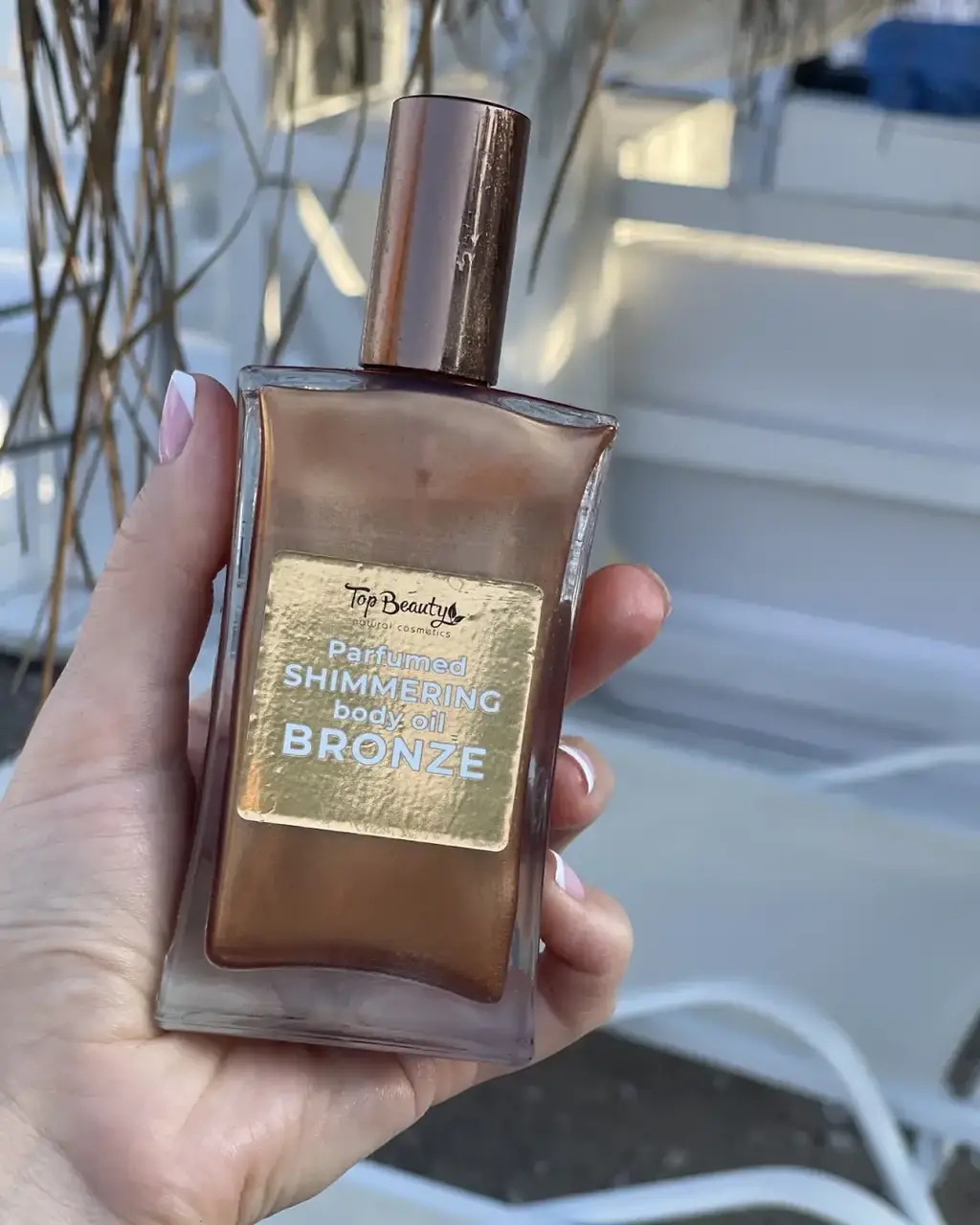 

Парфумована суха олійка для тіла з шиммером Top Beauty Parfumed Shimmering body oil Bronze