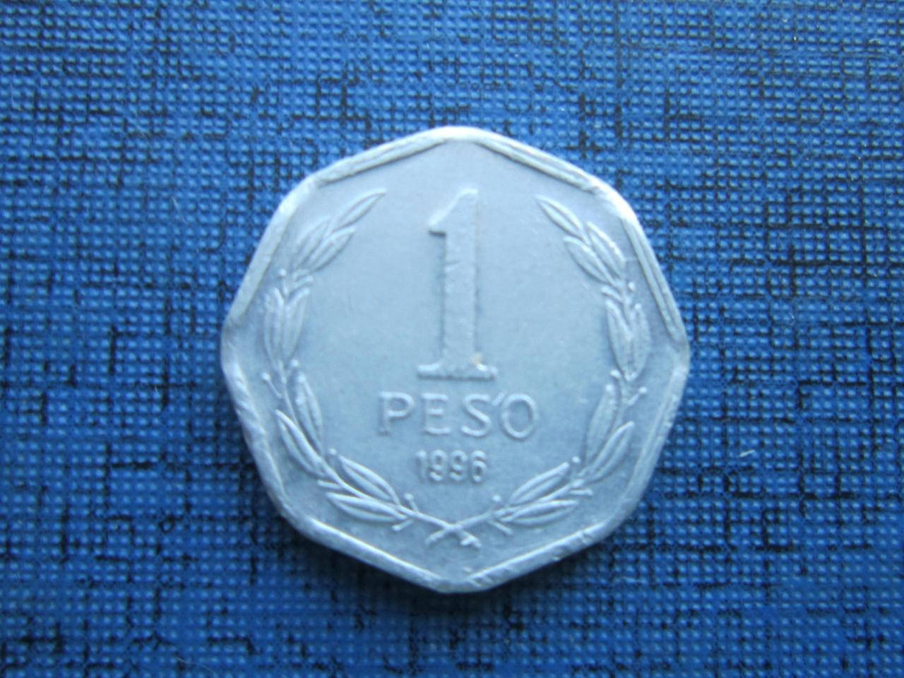 

Монета 1 песо Чили 1996