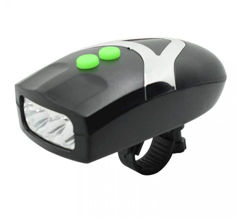 

Велосипедный фонарь (звонок + велофара) YC-037 3LED