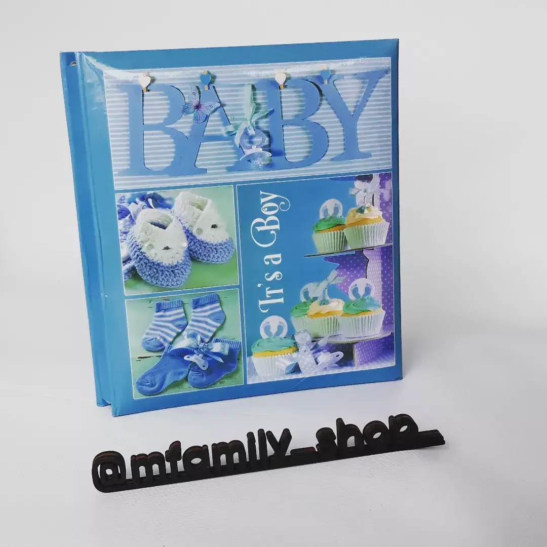 

Фотоальбом детский EVG Baby collage Blue UA 56 фото 10х15см., Синий