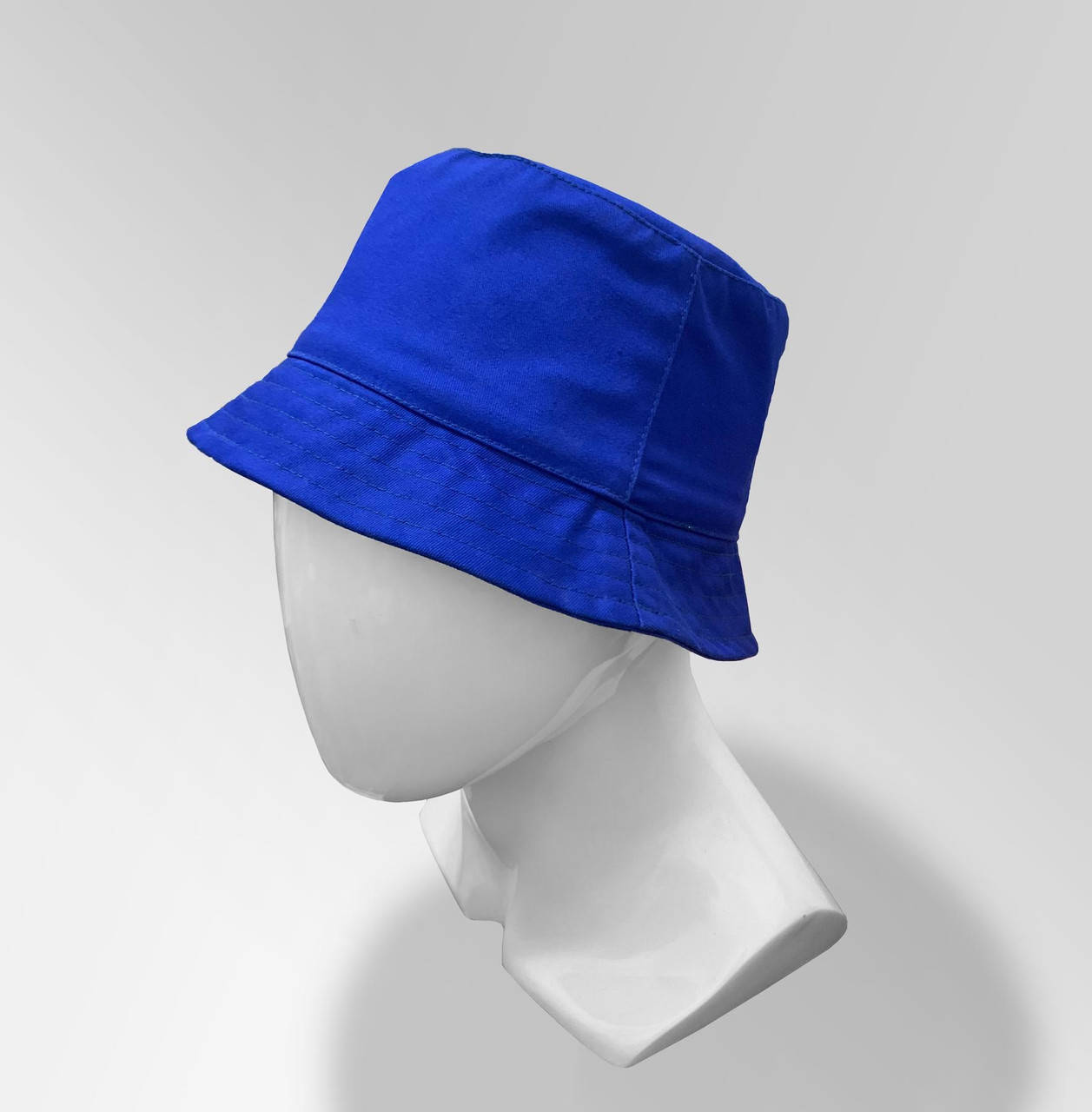 

Синяя Однотонная Панама | Панамка в Синем Цвете