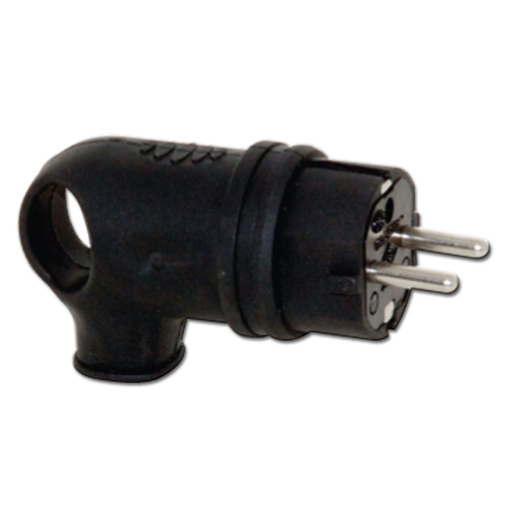 

Вилки розетки IP44 вилка кабельная угловая, черная