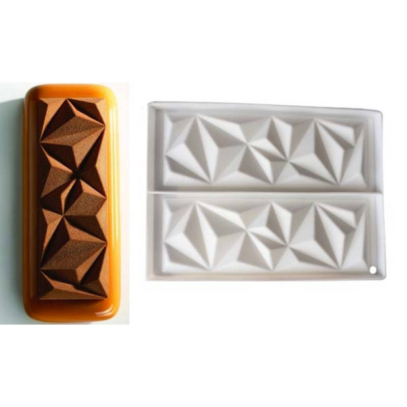 

Форма силиконовая для евродесертов Айсберг, Белый