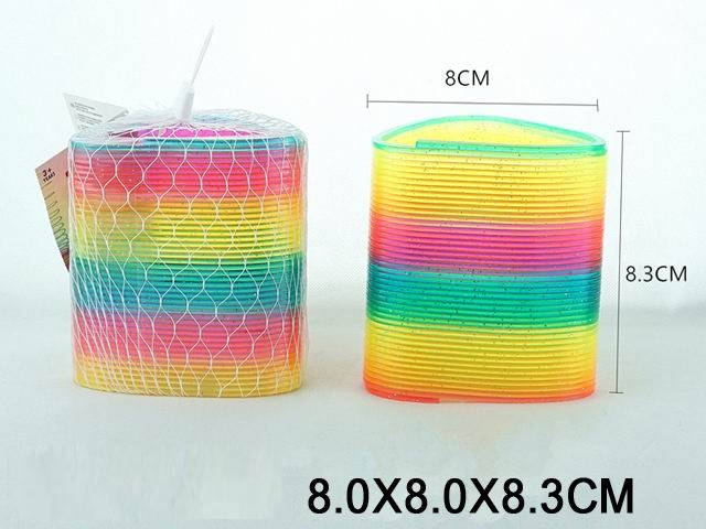 

Пружинка Радуга MCS7610-6/-7 (2100504/05) (240шт/2)2 вида микс, в сетке 8*8*8,3см