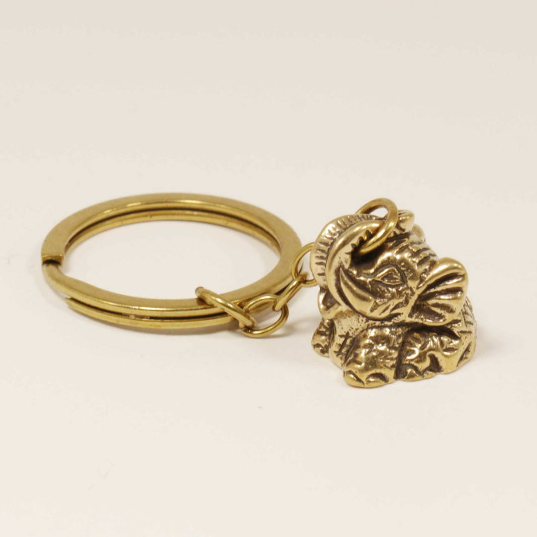 

Брелок в форме Слоника (размер: 1,7х1,7 см; бронза)