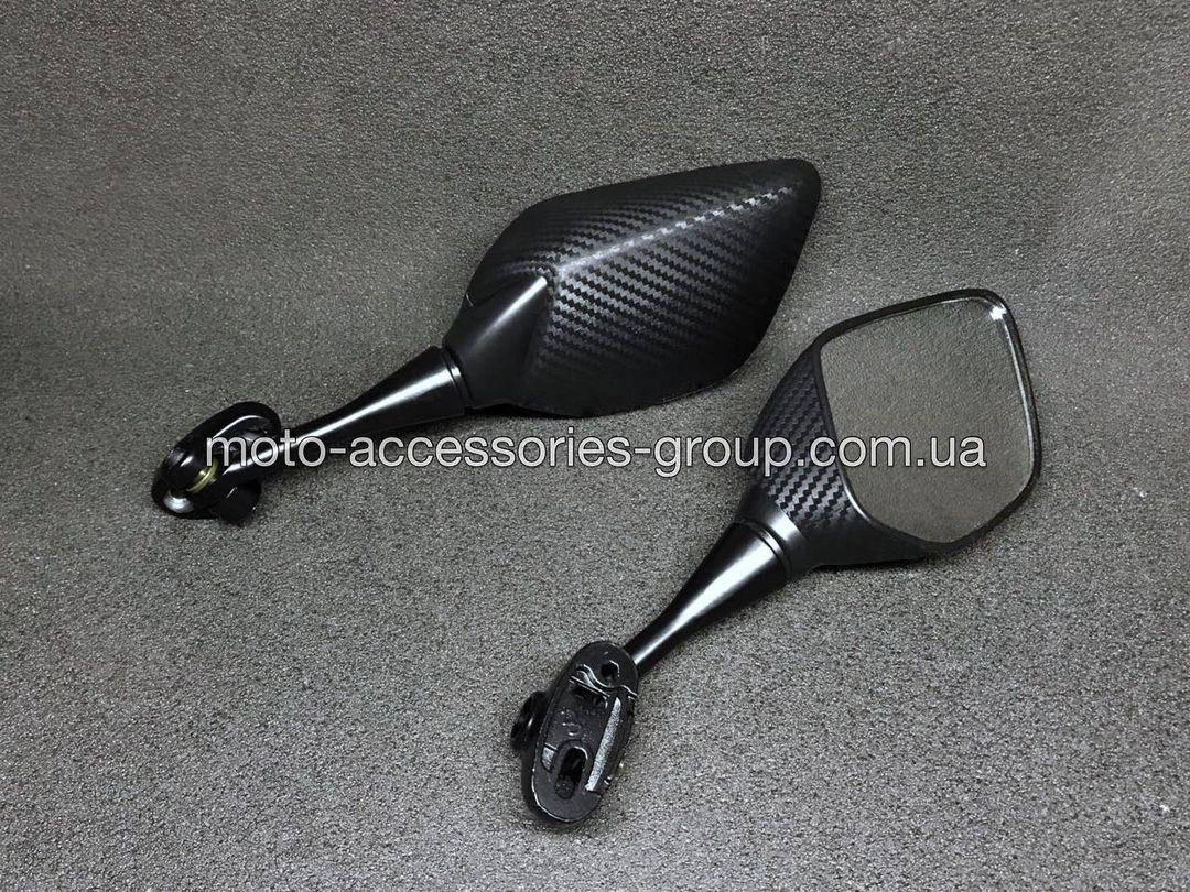 

Мото зеркала на спорт Carbon