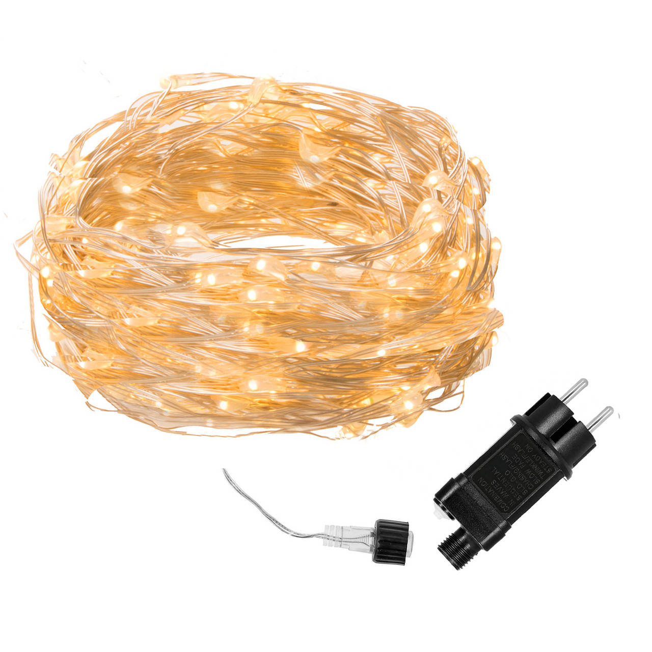 

Гирлянда Springos 10 м 100 LED CL0078 Warm White - UkMarket, Белый