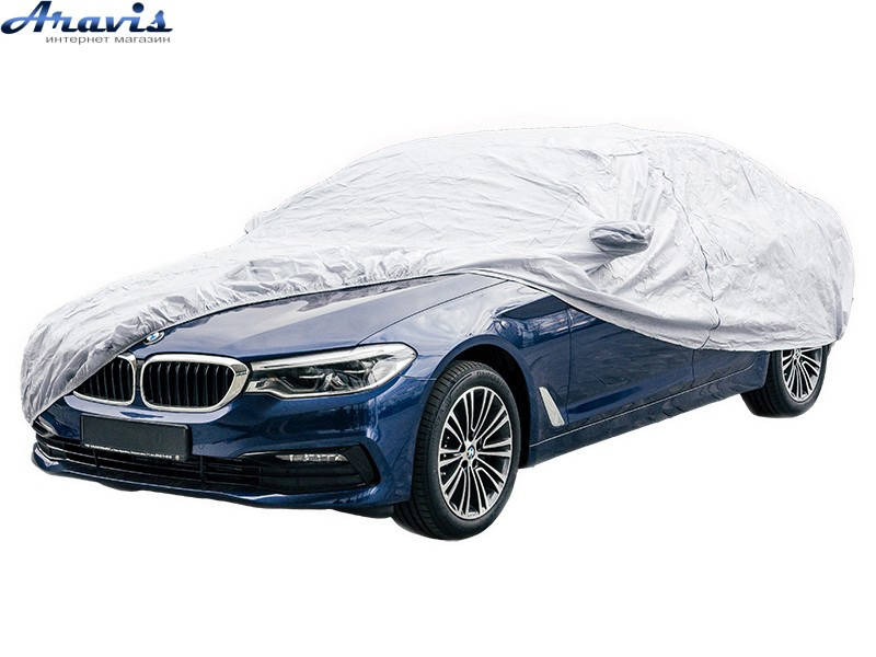 

Тент на машину на основе XL Elegant PEVA 100268 535x178x120см карманы под зеркало,молния,в сумке уплот.