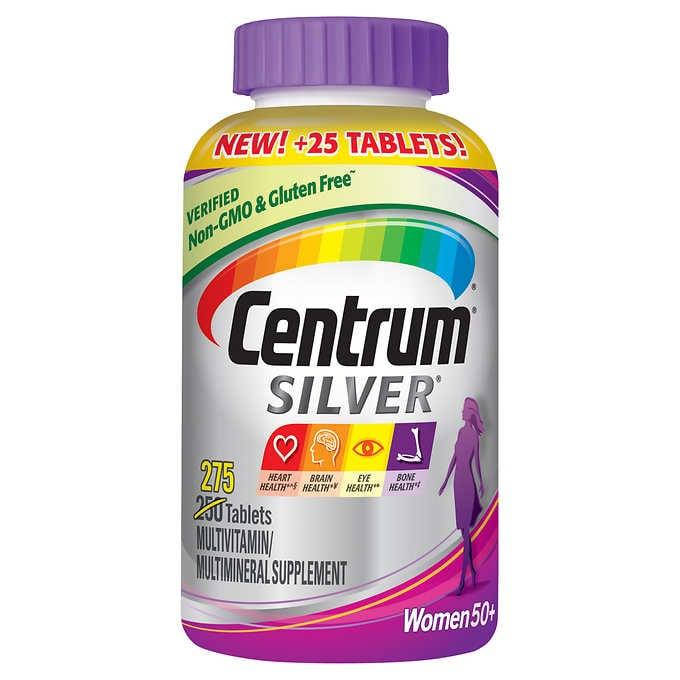 

Витамины для женщин 50+ Centrum Silver, 275 таблеток годен до 06/23