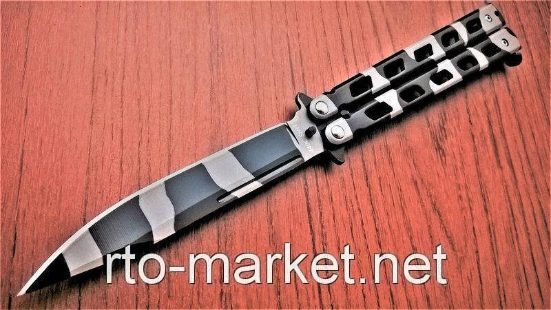 

Нож бабочка военный военный Качественная сталь 440С