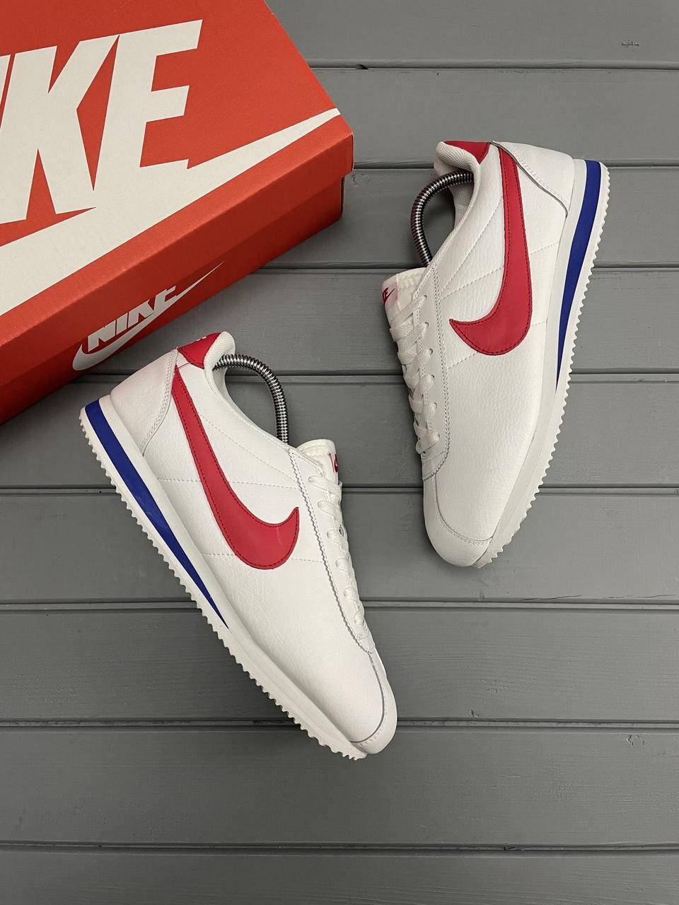 

Кроссовки Nike Cortez кожа, белые