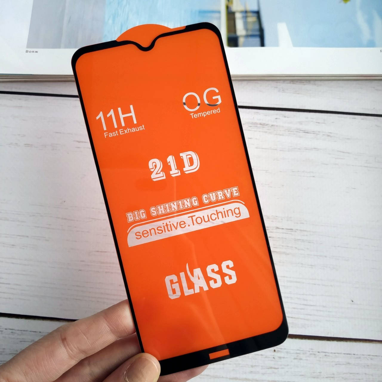 

Защитное стекло Xiaomi Redmi Note 8T 21D Full Glue Glass Черное, Черный