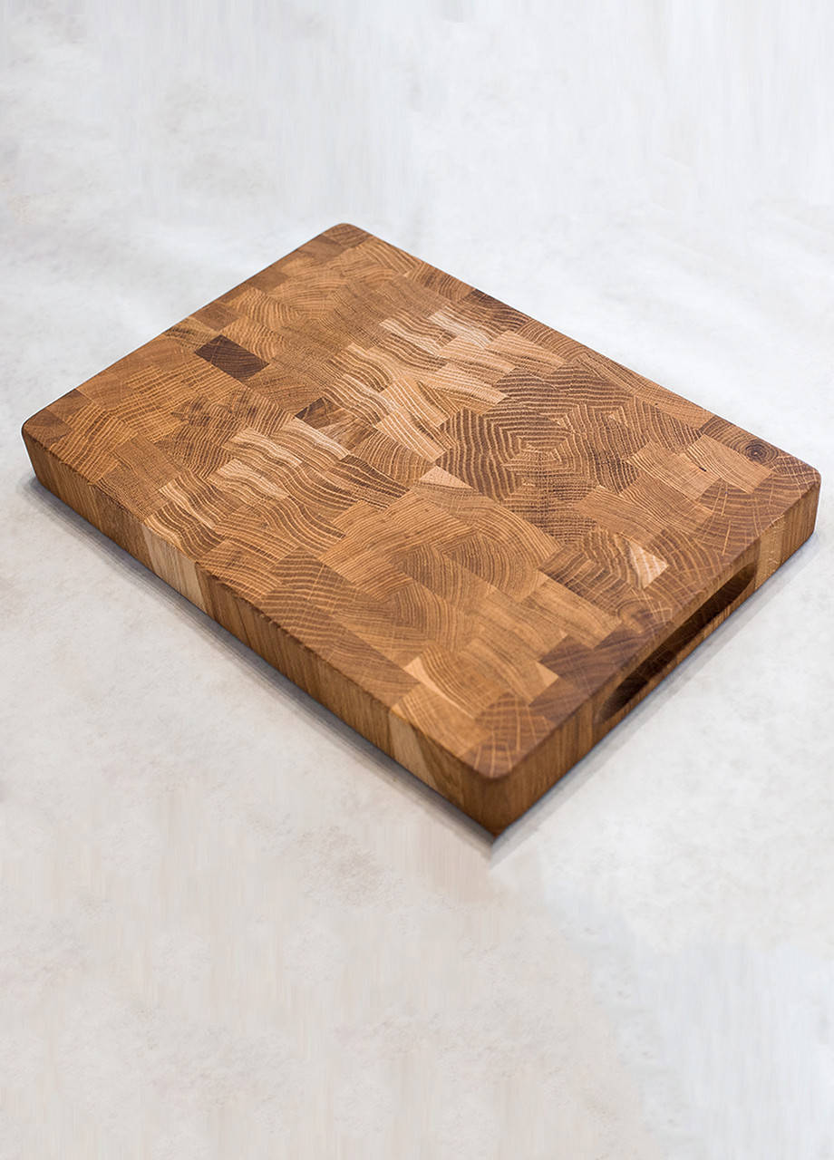 

Торцевая разделочная кухонная доска HouseWood из натурального дуба 25х35х4см